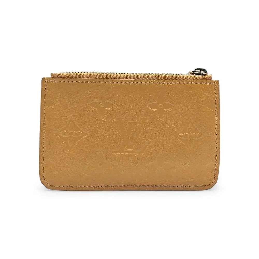 Louis Vuitton Romy Monogram Empreinte Card Case M11412 - Leather - Yellow